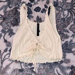 Yellow Urban Outfitters Crop Top